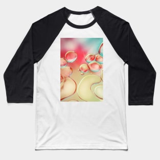 Oil Drops with Blush Pink Baseball T-Shirt